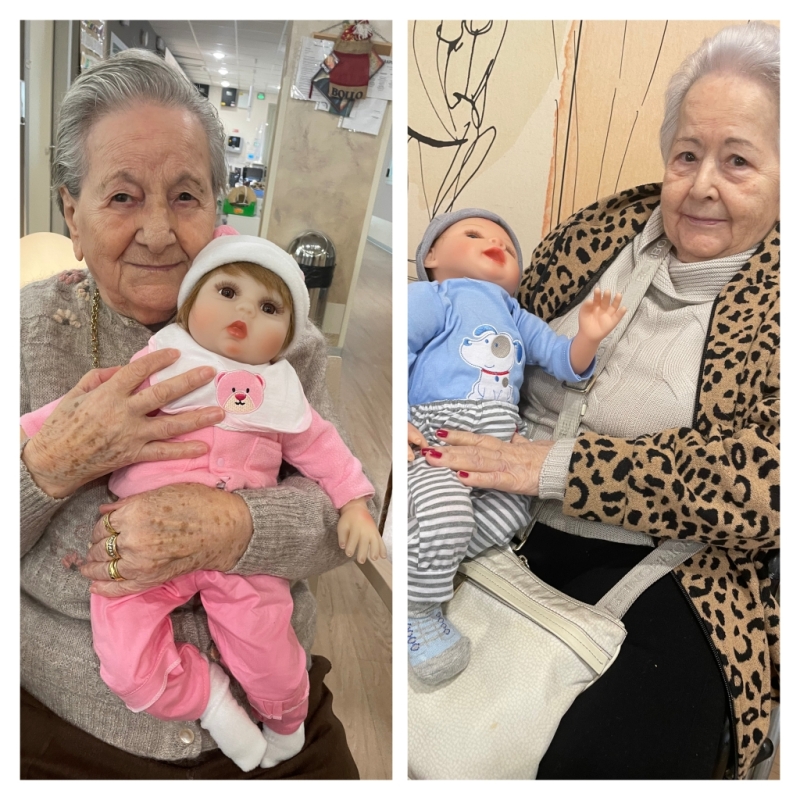 Alla residenza per anziani R.S.A Madama Cristina è iniziata la “Doll Therapy” 